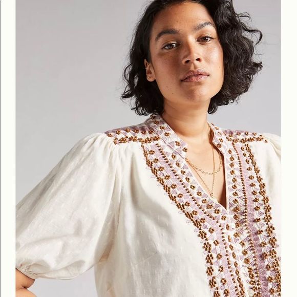 NWT Anthropologie Forever That Girl blouse size 8 - Picture 6 of 13